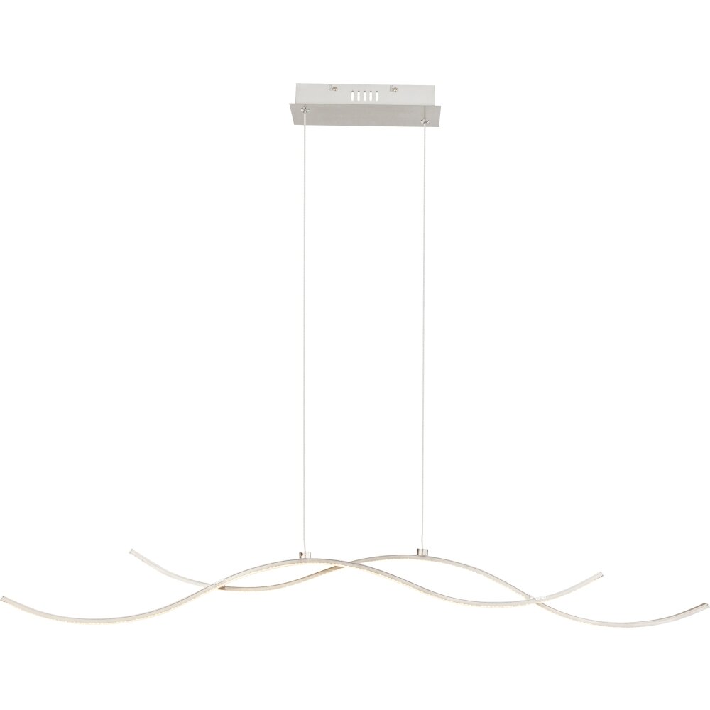 Globo Jorne Pendellampa, Pendelbelysning LED Nickel matt, 1-ljuskällor main product photo