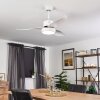 Doha Taklampa, Takfläkt med belysning LED Vit, 1-ljuskällor, Fjärrkontroll