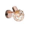 Globo XARA Vägglampa, Väggspotlight Kopparfärg, 1-ljuskällor