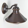 Bocholt vägglampa utomhus, Vägglampa Kopparfärg, 1-ljuskällor