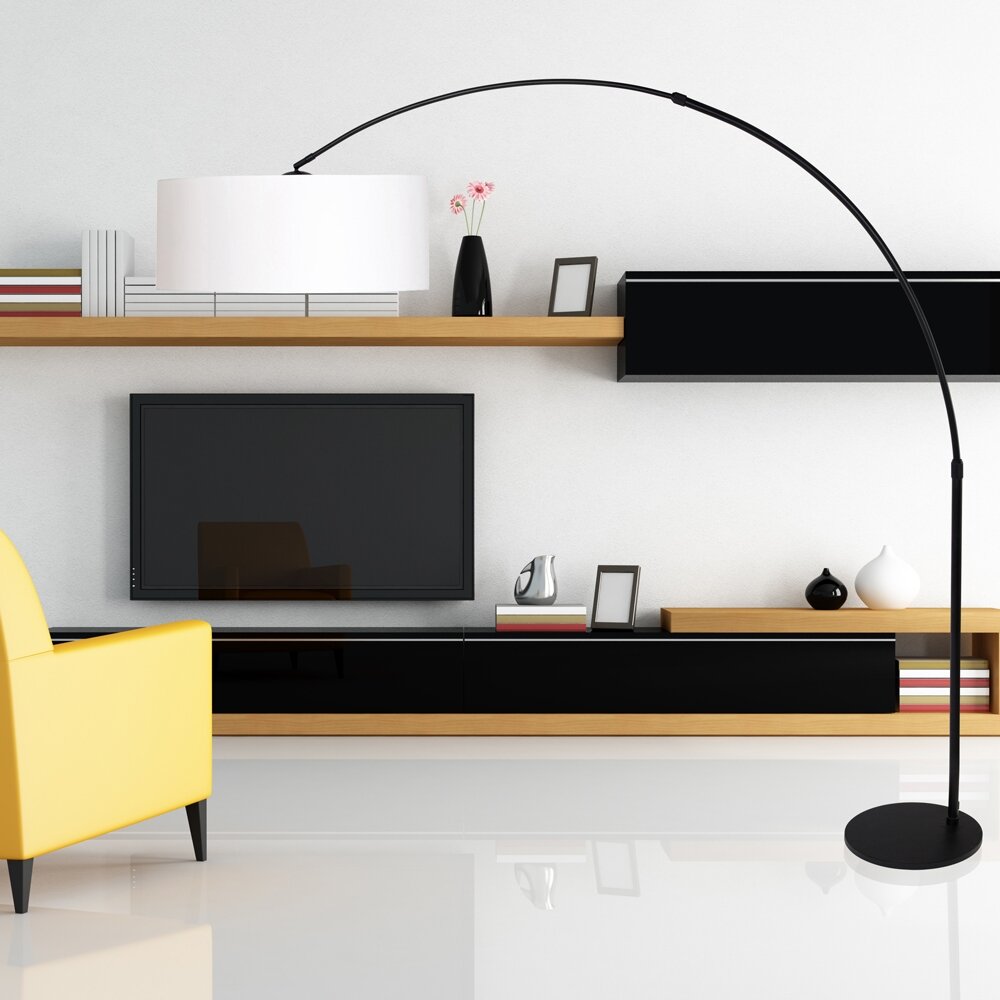 Steinhauer Noir Golvlampa, Läslampa Svart, 1-ljuskällor main product photo