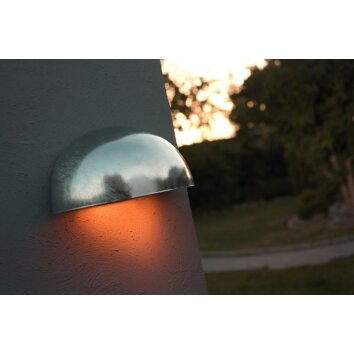 Nordlux SCORPIUS vägglampa utomhus, Vägglampa Galvaniserad, 1-ljuskällor