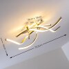 Wellington Taklampa LED Aluminium, 4-ljuskällor