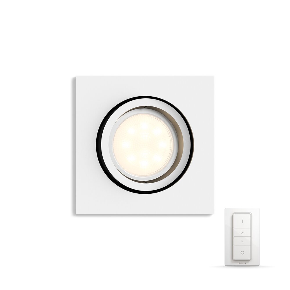 Philips Lampor Einbauspot infälld taklampa, Infälld lampa Vit, 1-ljuskällor, Fjärrkontroll main product photo