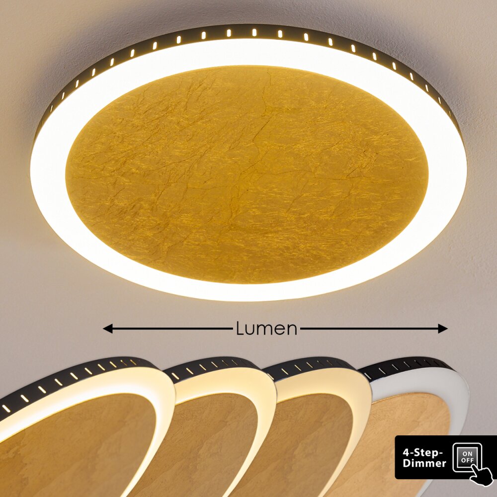 Aitrach Taklampa LED Guld, 1-ljuskällor main product photo