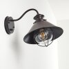 Lohja vägglampa utomhus, Vägglampa Rostfärger, Svart, 1-ljuskällor