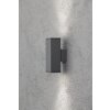 Konstsmide Lampor Monza Vägglampa Antracit, 1-ljuskällor