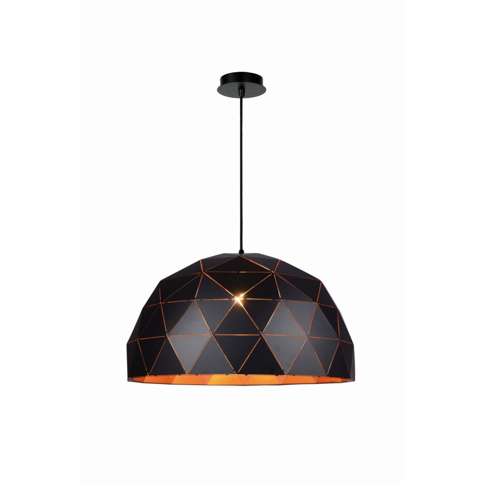Lucide OTONA Pendelbelysning Svart, 3-ljuskällor main product photo