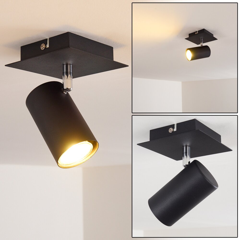 Zuoz Taklampa, Takstrålkastare Svart, 1-ljuskällor main product photo
