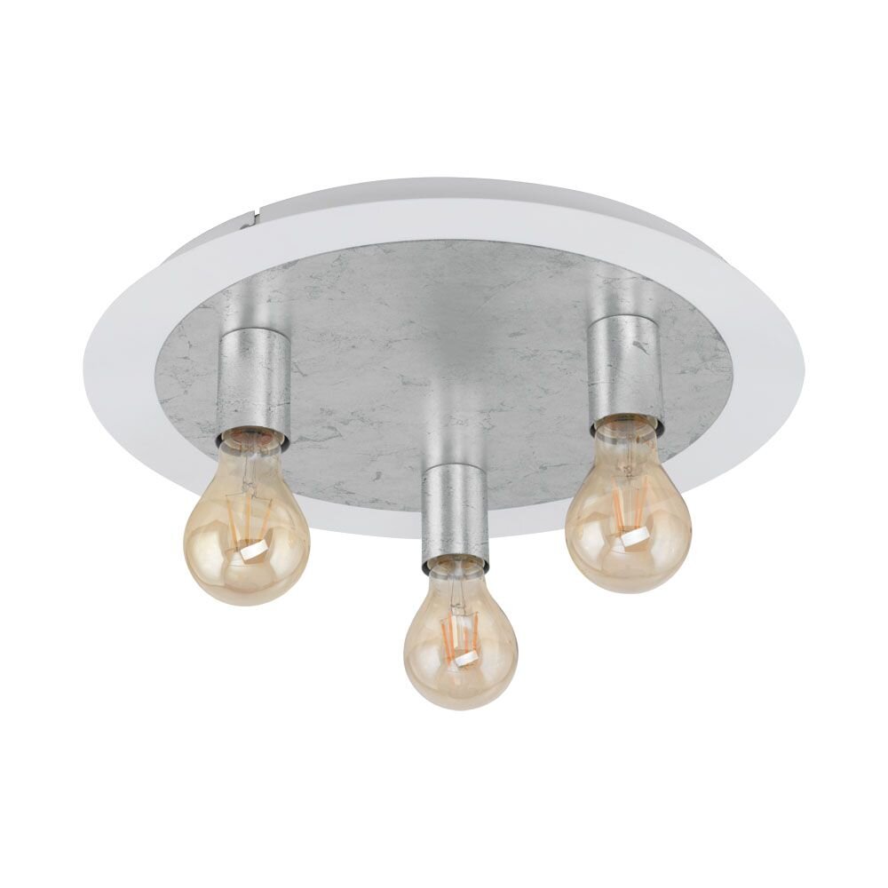 Eglo PASSANO Taklampa Silver, Vit, 3-ljuskällor main product photo