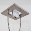 Kimba strålkastare, Golvlampa LED Nickel matt, 3-ljuskällor