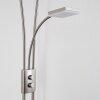 Kimba strålkastare, Golvlampa LED Nickel matt, 3-ljuskällor