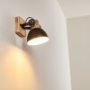 Orny Vägglampa Antracit, Trä ljus, 1-ljuskällor