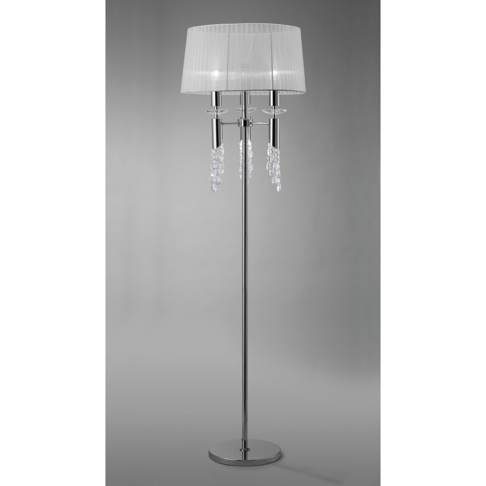 Mantra TIFFANY Golvlampa Krom, 3-ljuskällor main product photo