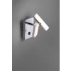 Leuchten Direkt Rico Vägglampa LED Nickel matt, 2-ljuskällor