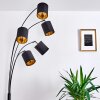 Bhutan Golvlampa, Golvlampa Svart, 5-ljuskällor