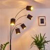 Bhutan Golvlampa, Golvlampa Svart, 5-ljuskällor