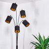 Bhutan Golvlampa, Golvlampa Svart, 5-ljuskällor