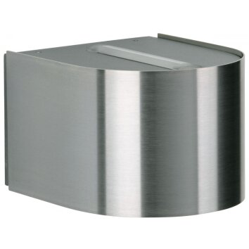 Albert Lampor 2335 Utomhusbelysning, vägglampa utomhus LED Rostfritt stål, 2-ljuskällor