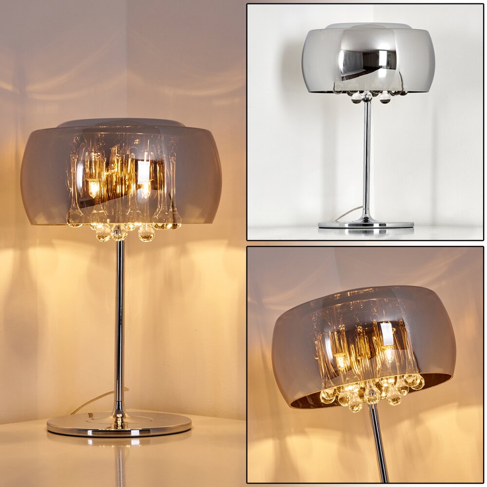 Blacklick Bordslampa Krom, 3-ljuskällor main product photo