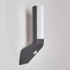Porus vägglampa utomhus, Vägglampa LED Antracit, 1-ljuskällor, Rörelsedetektor