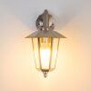 Moskau vägglampa utomhus, Vägglampa Färg i rostfritt stål, Genomskinlig, klar, 1-ljuskällor