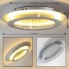 Springdale Taklampa LED Silver, 4-ljuskällor