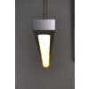 Real Pendellampa, Pendelbelysning LED Färg i rostfritt stål, Nickel matt, 1-ljuskällor