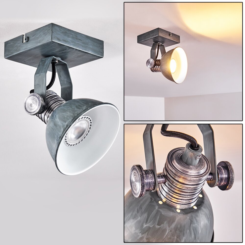 Gudo Taklampa, Takstrålkastare Grått, Silver, 1-ljuskällor main product photo