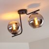 Cayuta Taklampa Svart, 2-ljuskällor