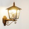 Tok vägglampa utomhus, Vägglampa Brun, Rostfärger, 1-ljuskällor