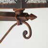 Tok vägglampa utomhus, Vägglampa Brun, Rostfärger, 1-ljuskällor