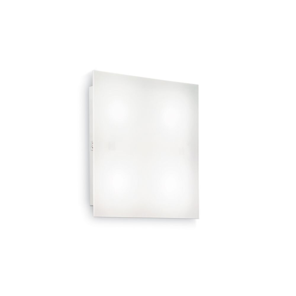 Ideallux FLAT Vägglampa Vit, 1-ljuskällor main product photo