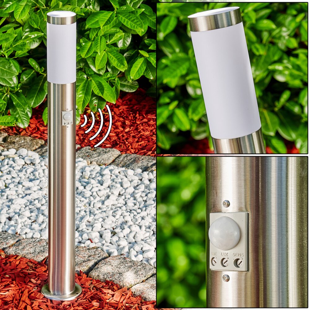 Norburg Utomhusbelysning, Golvlampa, gångvägslampa Rostfritt stål, 1-ljuskällor, Rörelsedetektor main product photo