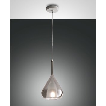 Fabas Luce Lila Pendelbelysning Rökfärger, 1-ljuskällor