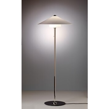 Tecnolumen 30 Golvlampa, Golvlampa Nickel matt, 1-ljuskällor