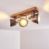Glostrup Taklampa, Takstrålkastare Brun, Färg i rostfritt stål, 3-ljuskällor