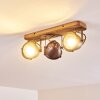 Glostrup Taklampa, Takstrålkastare Brun, Rostfritt stål, 3-ljuskällor