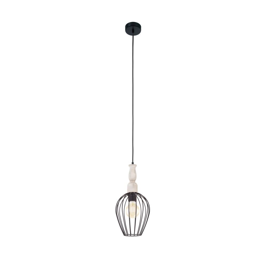 Eglo NORHAM Pendellampa Svart, 1-ljuskällor main product photo