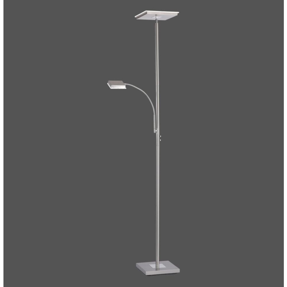 Leuchten Direkt HANS Golvlampa, strålkastare, Golvlampa LED Rostfritt stål, 2-ljuskällor main product photo