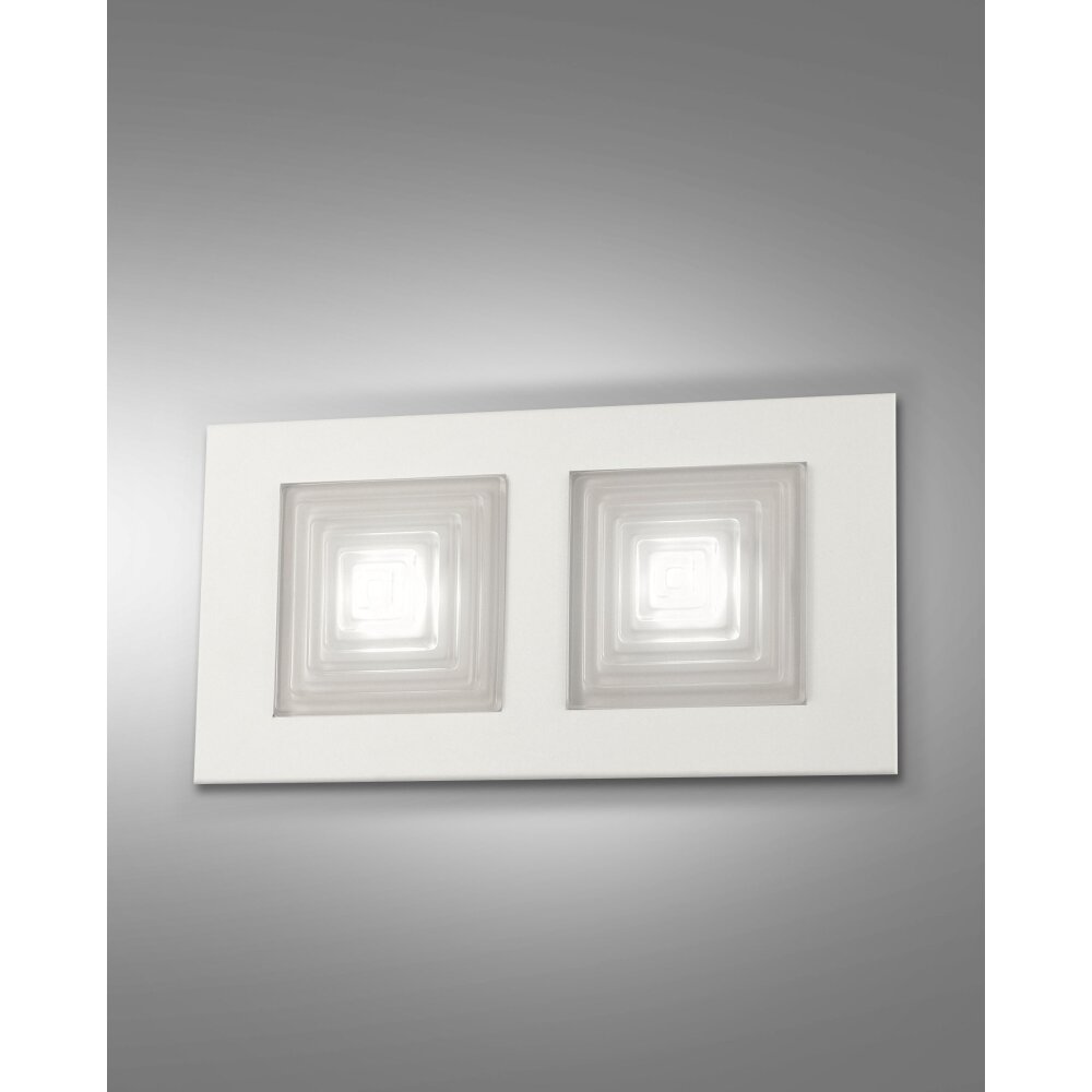 Fabas Luce Formia Vägglampa LED Vit, 2-ljuskällor main product photo