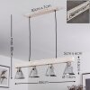 Berkeley Pendelbelysning Vit, 4-ljuskällor