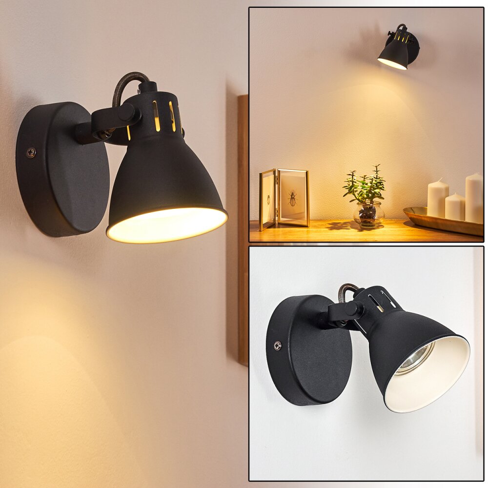 Salinas Vägglampa Svart, 1-ljuskällor main product photo
