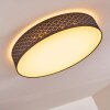 Temuka Taklampa LED Vit, 1-ljuskällor, Fjärrkontroll