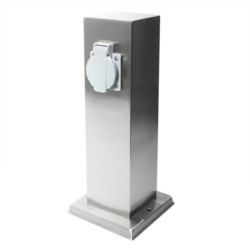 KS Erlichting socket Utomhusuttag Rostfritt stål, 1-ljuskällor main product photo