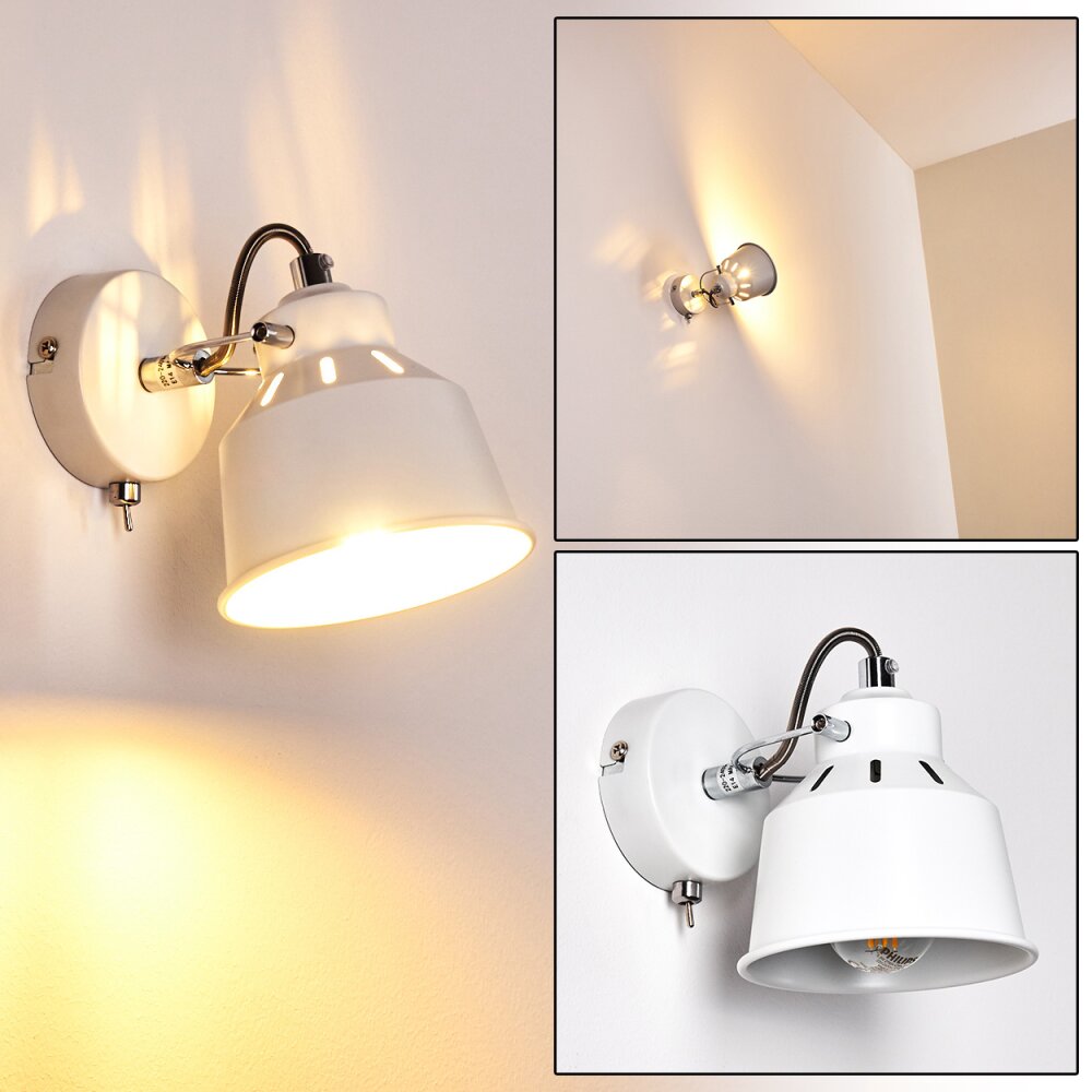 Safari Vägglampa, Läslampa Vit, 1-ljuskällor main product photo