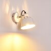 Safari Vägglampa, Läslampa Vit, 1-ljuskällor