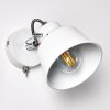 Safari Vägglampa, Läslampa Vit, 1-ljuskällor