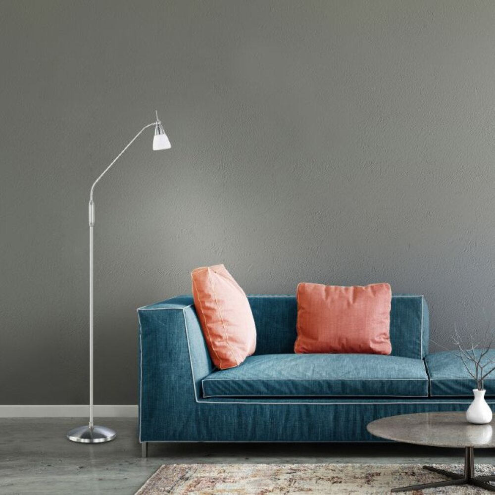 Paul Neuhaus Lampor PINO Golvlampa Rostfritt stål, 1-ljuskällor main product photo