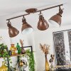 Koppom Taklampa, Takstrålkastare Rostfärger, 4-ljuskällor